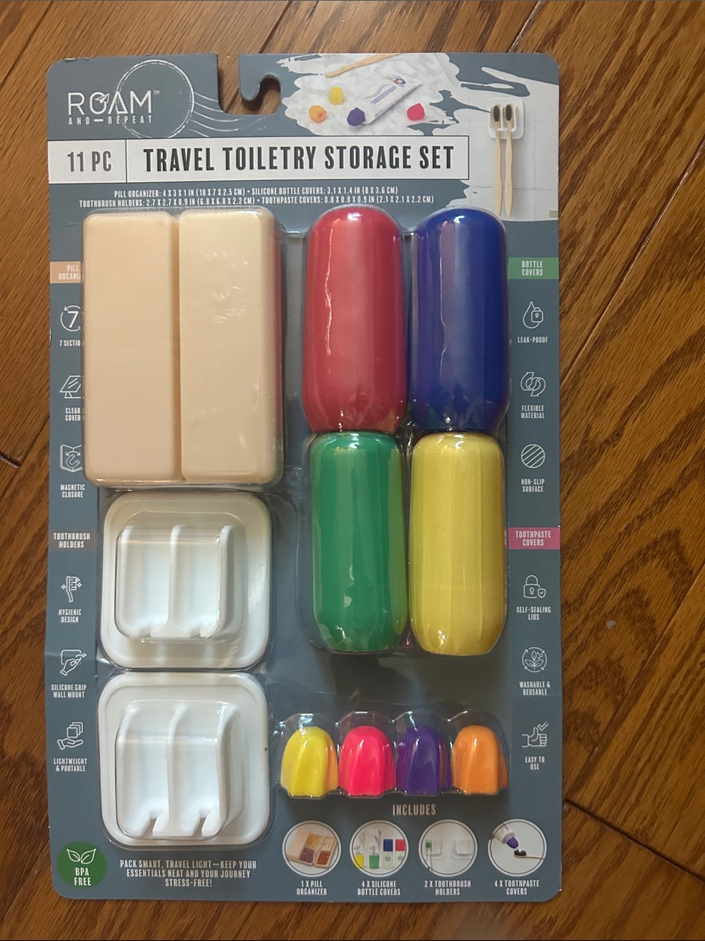 ROAM Travel Toiletry Storage Set - Multicolor